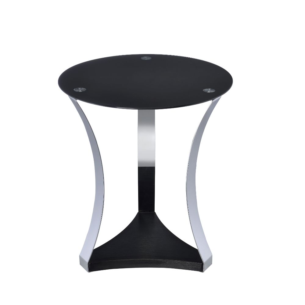 Mesa auxiliar redonda Geiger de 18" de diámetro