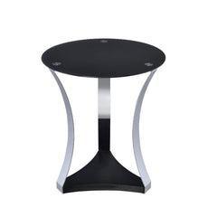 Mesa auxiliar redonda Geiger de 18" de diámetro