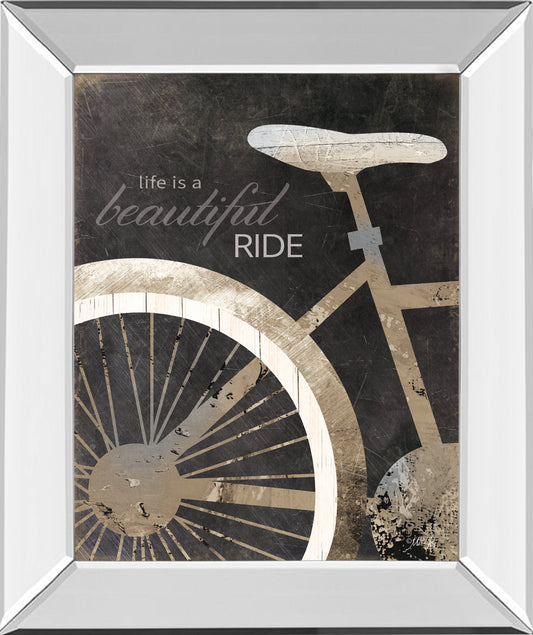 Mirrored Frame Life Is A Beautiful Ride By Marla Rae