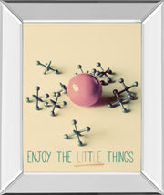 Mirrored Frame Enjoy The Little Things By Gail Peck