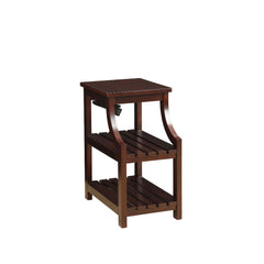 Mesa auxiliar rectangular Wasaki con USB