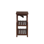Mesa auxiliar rectangular Wasaki con USB