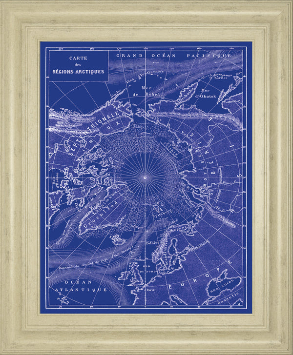 Arctic Map By The Vintage Collection
