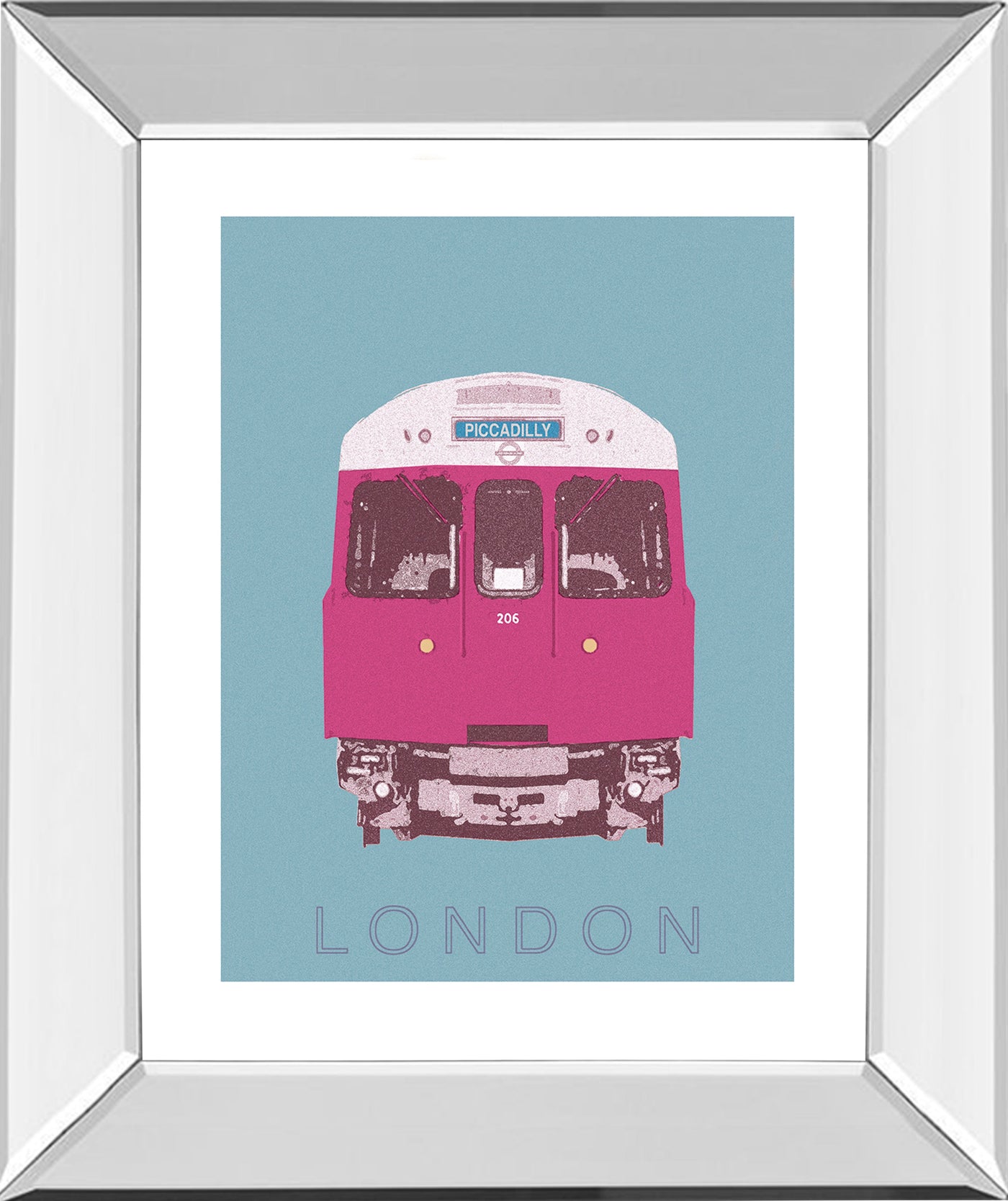 Mirrored Frame London Transport 3 By Ben James
