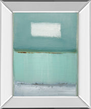 Mirrored Frame Azure 1 By Caroline Gold