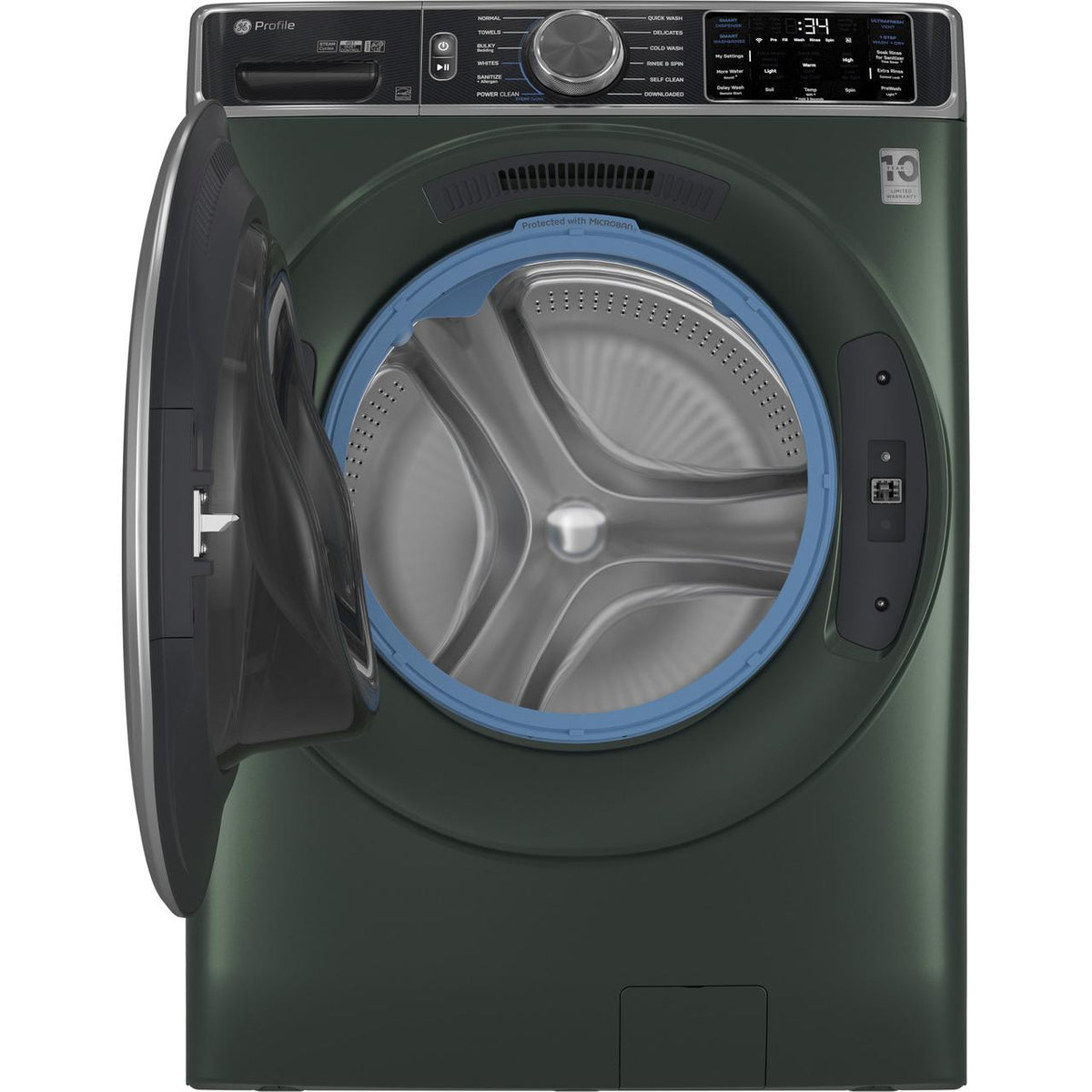  GE Profile 5.5 cu. ft. Front Loading Washer with UltraFresh Vent System Plus PFW955SPWGN IMAGE 2
