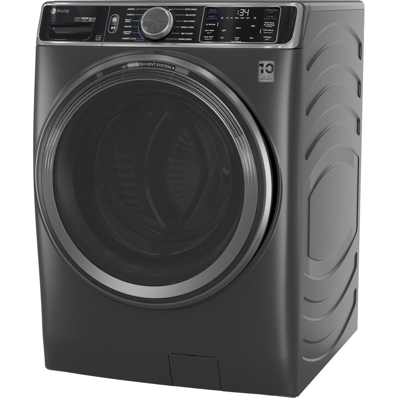  GE Profile 5.5 cu. ft. Front Loading Washer with UltraFresh Vent System Plus PFW955SPWDS IMAGE 5