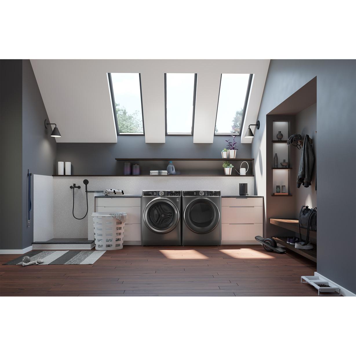  GE Profile 5.5 cu. ft. Front Loading Washer with UltraFresh Vent System Plus PFW955SPWDS IMAGE 9