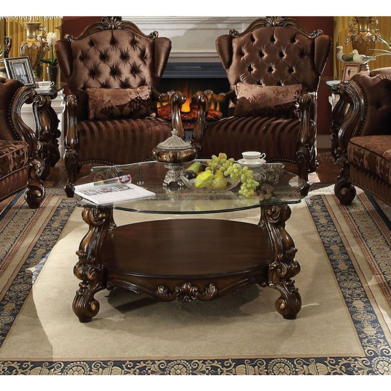Mesa de centro rectangular Versailles de 120 cm de largo