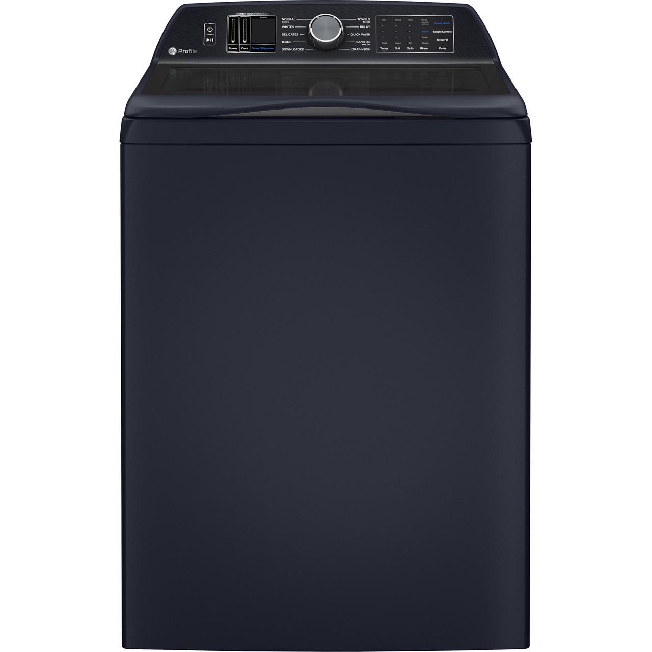  GE Profile 5.4 cu. ft. Capacity Washer with Smarter Wash Technology and Adaptive SmartDispense PTW800BPWRS IMAGE 1