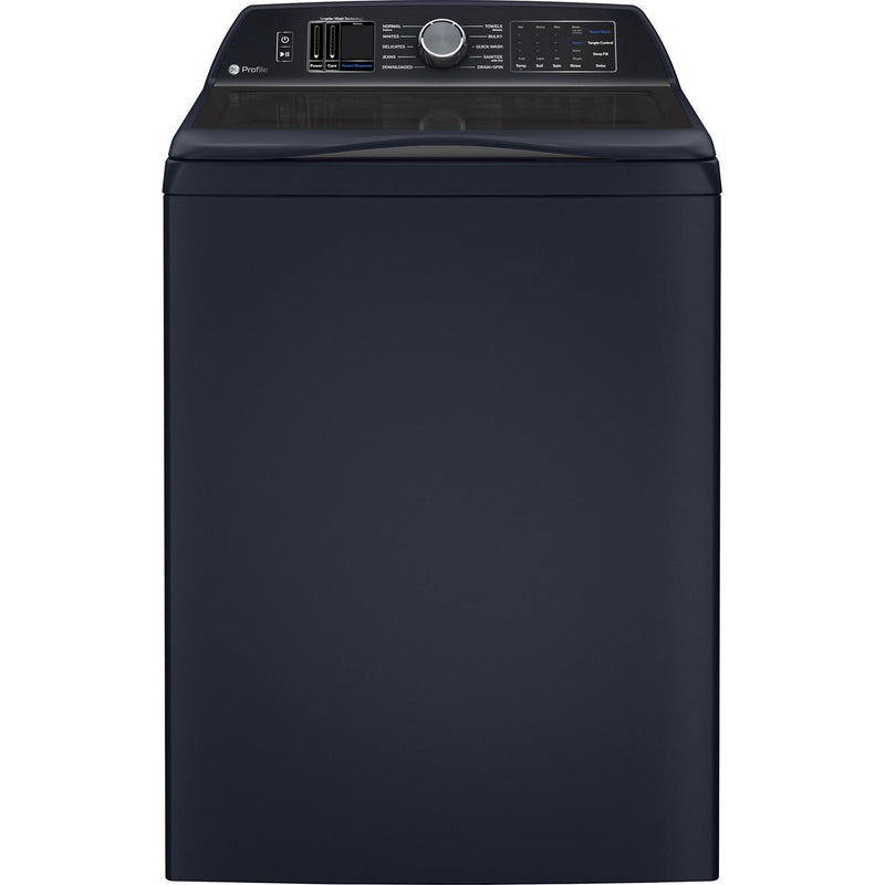 GE Profile 5.4 cu. ft. Top Loading Washer with Smarter Wash Technology and Adaptive SmartDispense PTW800BPWRS