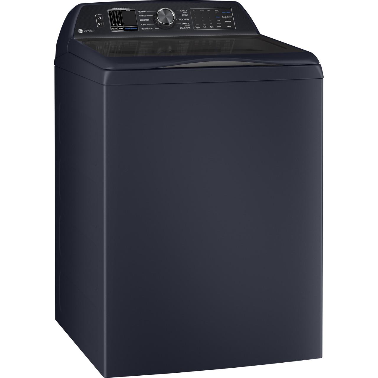  GE Profile 5.4 cu. ft. Capacity Washer with Smarter Wash Technology and Adaptive SmartDispense PTW800BPWRS IMAGE 4