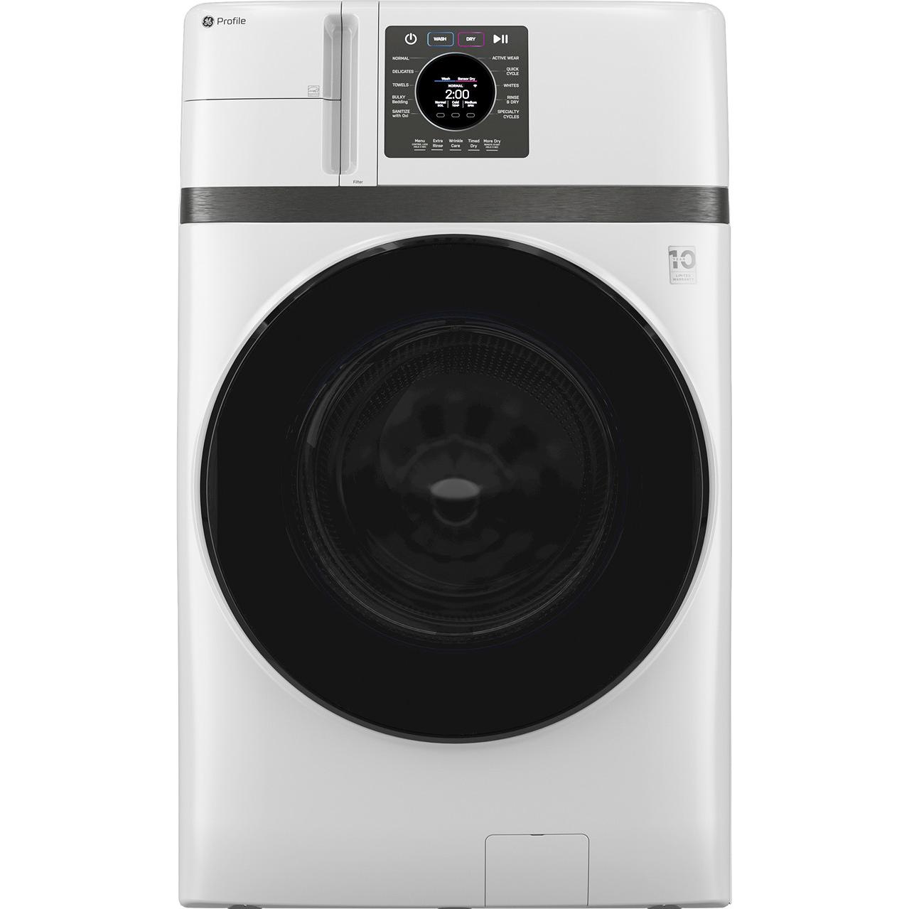  GE Profile All-in-One Electric Laundry Center with Pet Hair Mode PFQ83HSLWWW IMAGE 1