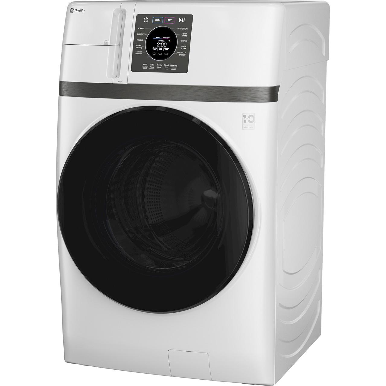  GE Profile All-in-One Electric Laundry Center with Pet Hair Mode PFQ83HSLWWW IMAGE 4