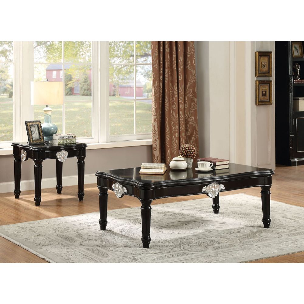 Mesa auxiliar rectangular Ernestine de 26" de largo