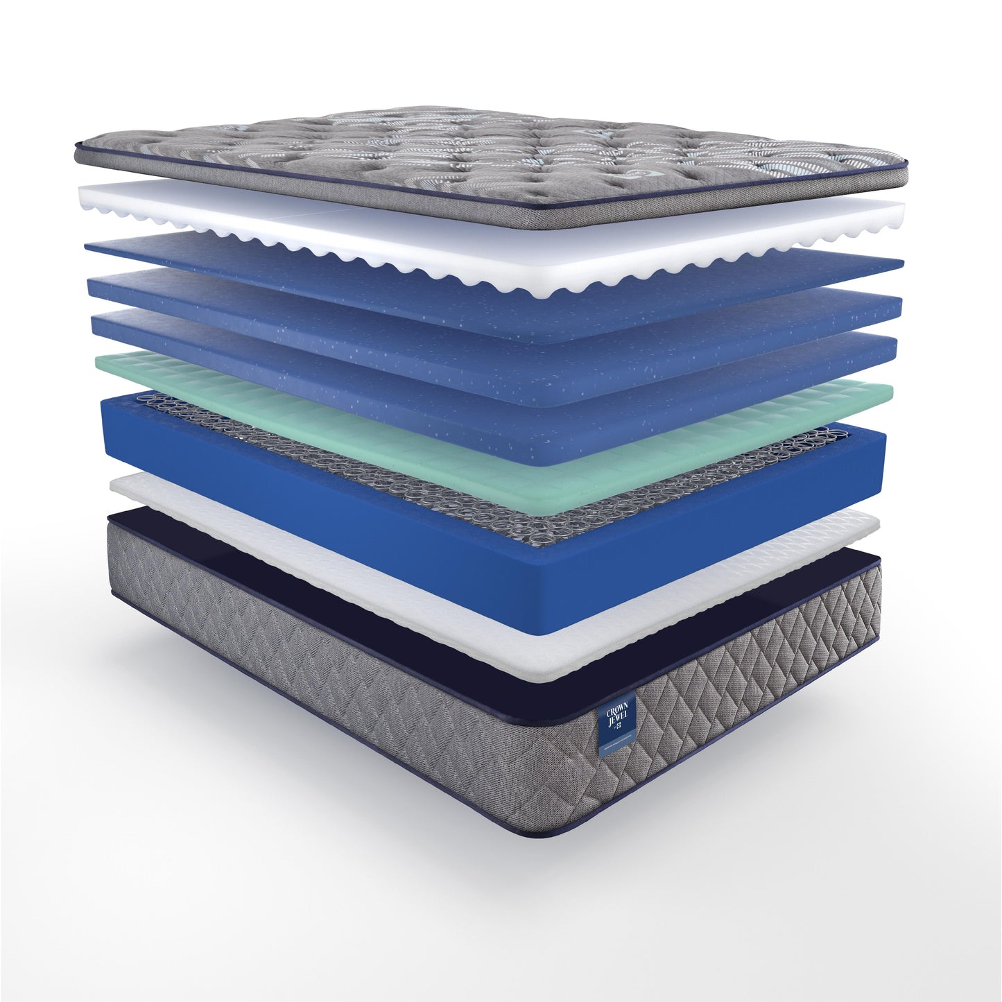  Sealy Opal House Soft Euro Pillow Top Mattress (Twin) IMAGE 3