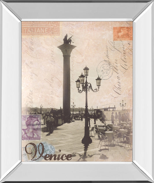 Mirrored Frame Venice Travelogue By Ben James