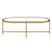 Mesa de centro ovalada Charrot de 137 cm de largo