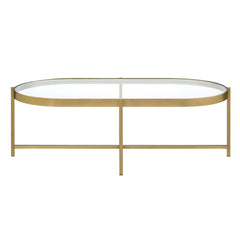 Mesa de centro ovalada Charrot de 137 cm de largo