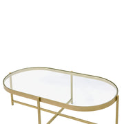 Mesa de centro ovalada Charrot de 137 cm de largo