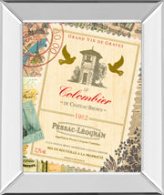 Mirrored Frame Wine Tour 1 By Maria Mendez
