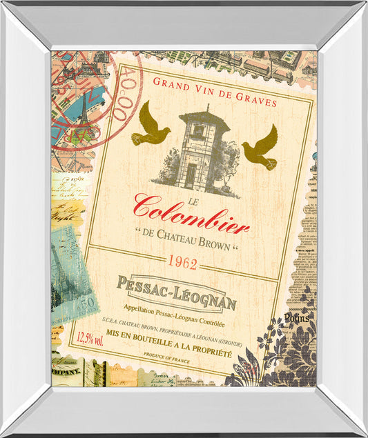 Mirrored Frame Wine Tour 1 By Maria Mendez