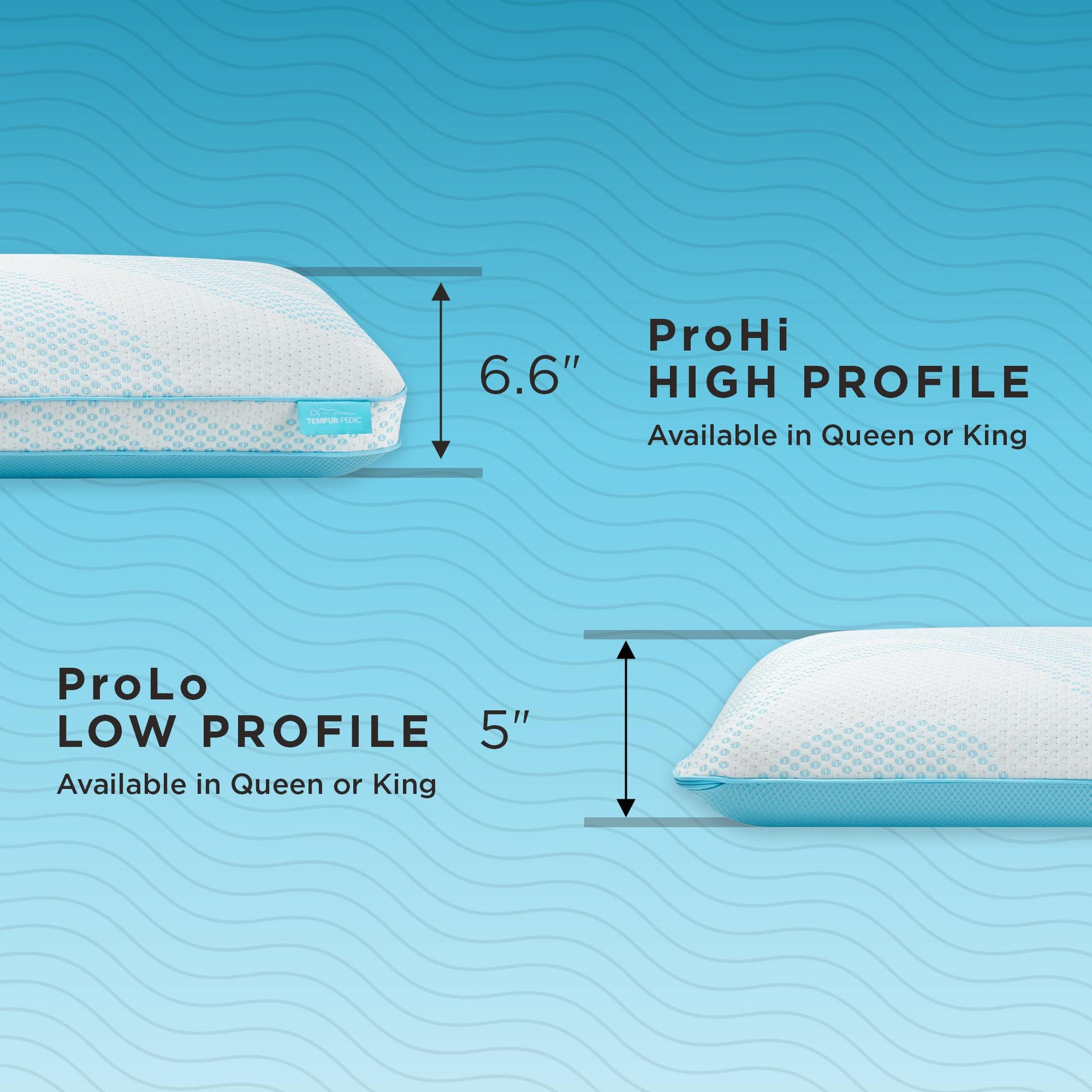  Tempur-Pedic Tempur-Pedic Breeze ProLo 2.0 Pillow (King) IMAGE 3