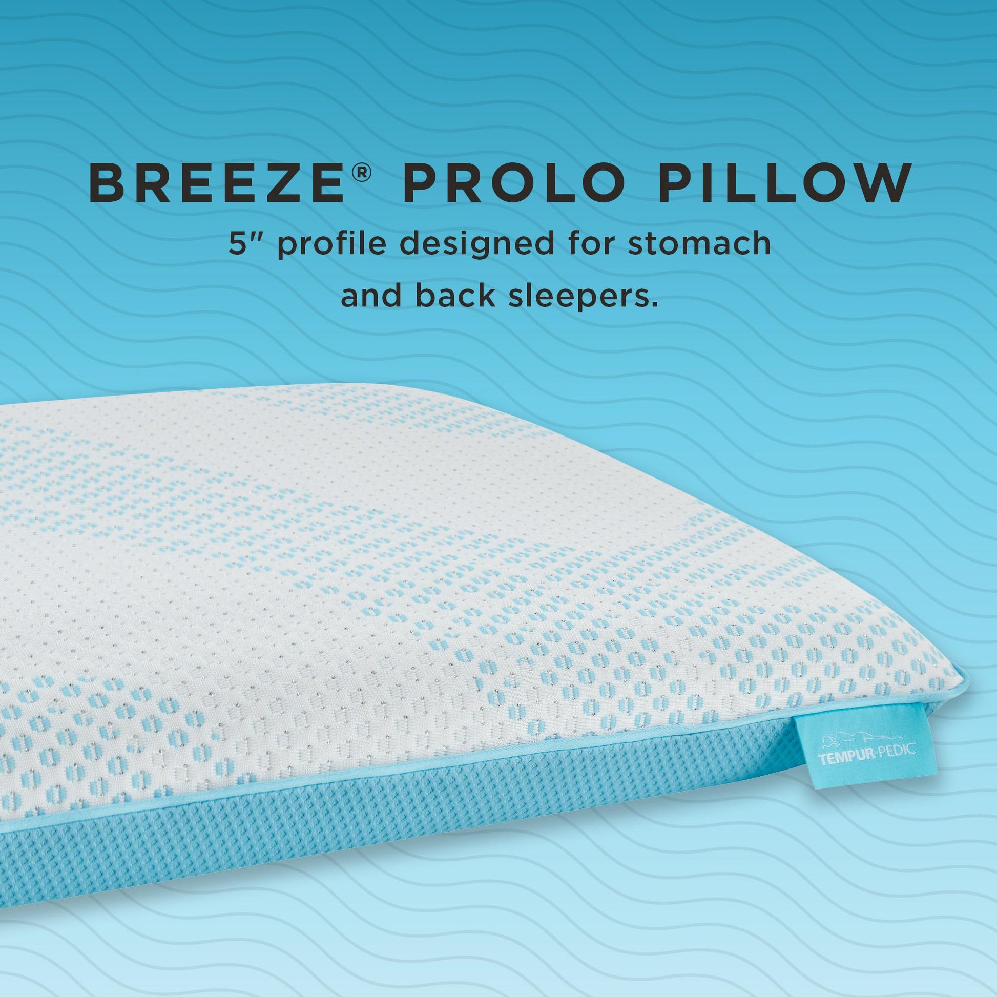  Tempur-Pedic Tempur-Pedic Breeze ProLo 2.0 Pillow (King) IMAGE 5