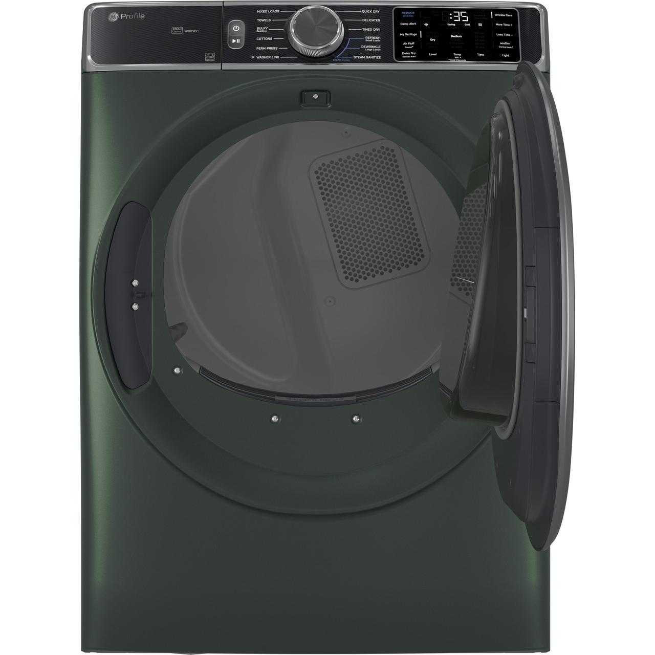  GE Profile 7.8 cu. ft. Electric Dryer with Sanitize Cycle PFD95ESPWGN IMAGE 2