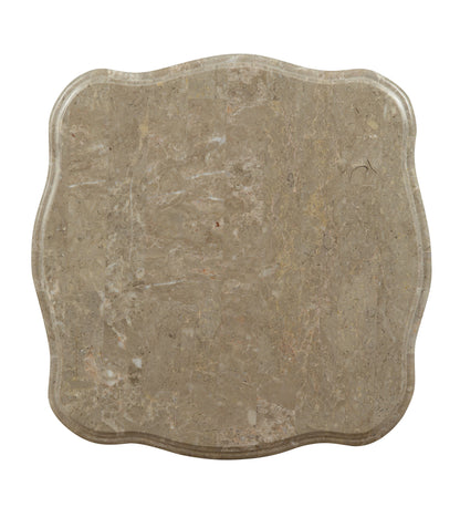 Mesa auxiliar cuadrada Gorsedd de 71 cm de largo