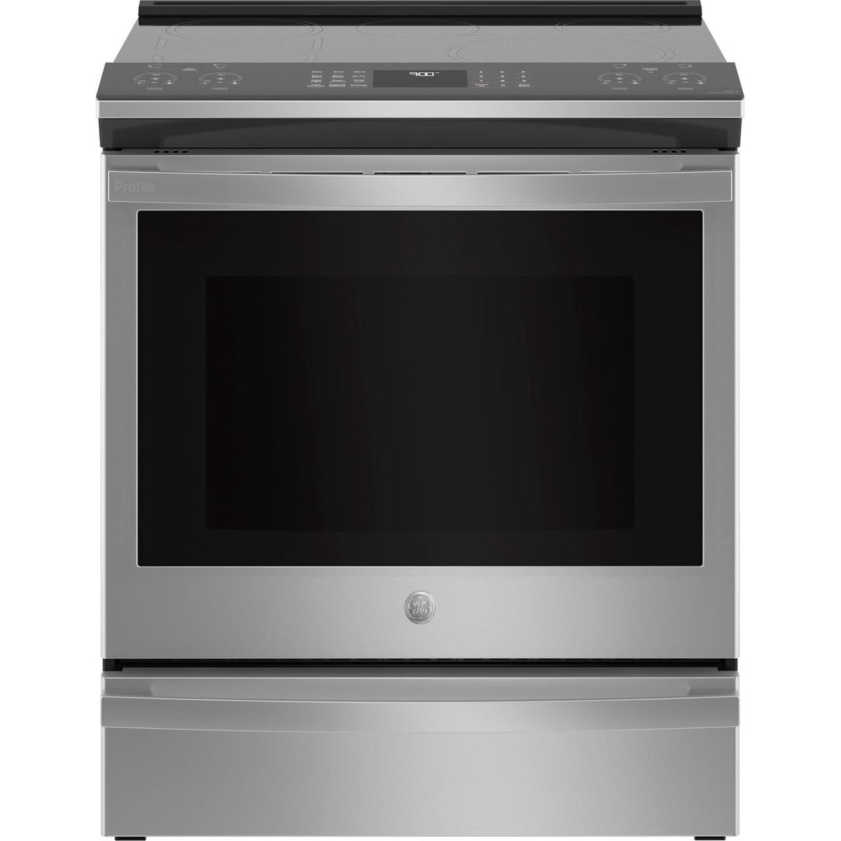 GE Profile 30-inch Smart Slide-In Front-Control Induction Range with Air Fry PHS93EYPFS IMAGE 1