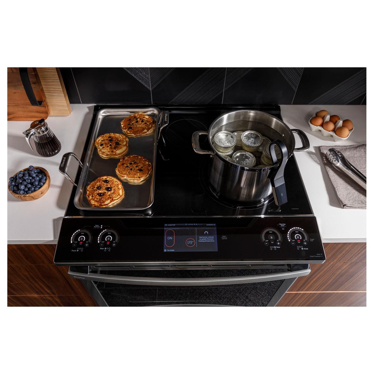 GE Profile 30-inch Smart Slide-In Front-Control Induction Range with Air Fry PHS93EYPFS IMAGE 10