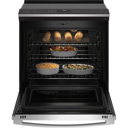 GE Profile 30-inch Smart Slide-In Front-Control Induction Range with Air Fry PHS93EYPFS IMAGE 3