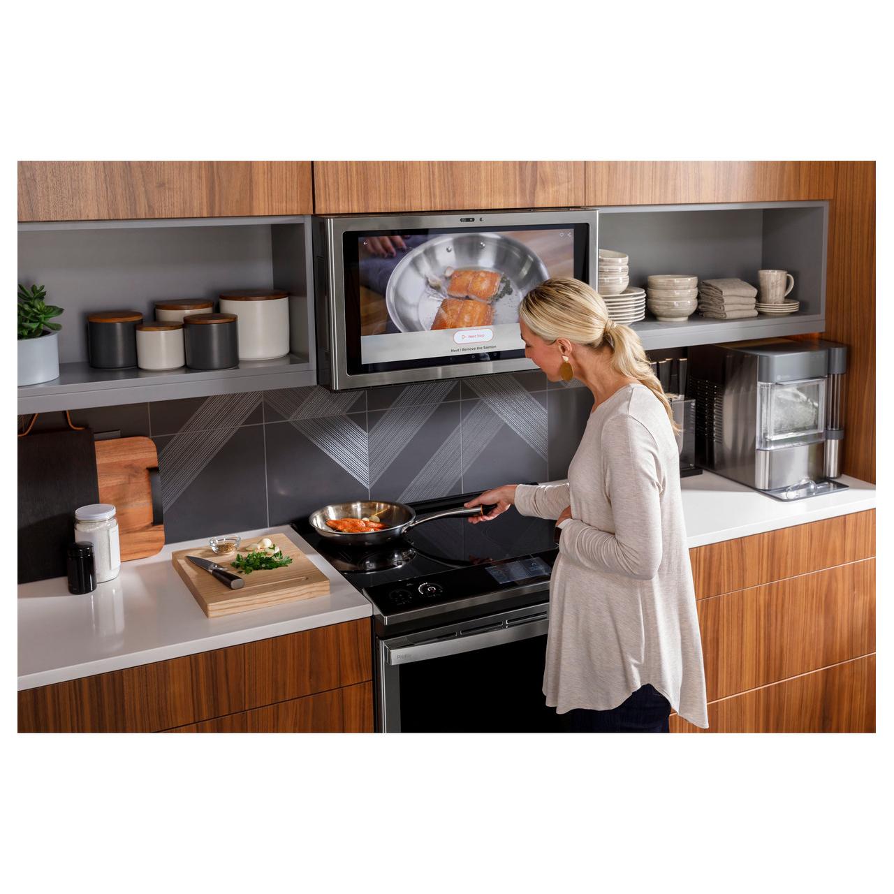 GE Profile 30-inch Smart Slide-In Front-Control Induction Range with Air Fry PHS93EYPFS IMAGE 9