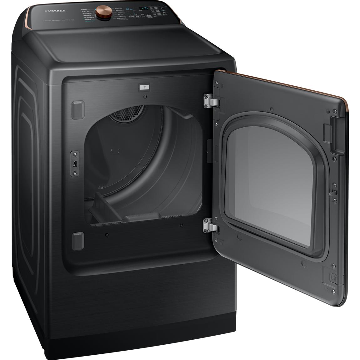  Samsung 7.4 cu. ft. Smart Electric Dryer With Pet Care Dry DVE54CG7550VA3 IMAGE 3