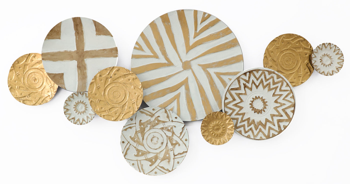 ''Geometric Art'' Metal Wall Art
