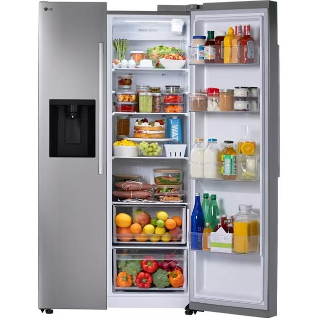  LG 27 cu. ft. Standard-Depth Side-by-side Refrigerator with Ice and Water LS27T3230S IMAGE 3