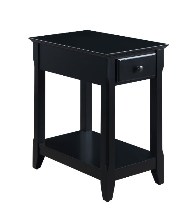 Mesa auxiliar rectangular Bertie con 1 cajón