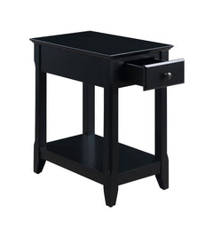 Mesa auxiliar rectangular Bertie con 1 cajón