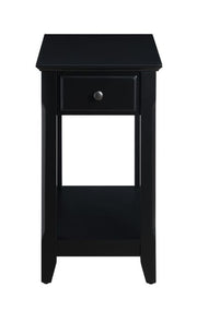 Mesa auxiliar rectangular Bertie con 1 cajón