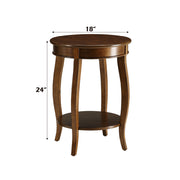 Aberta Accent Table - Walnut