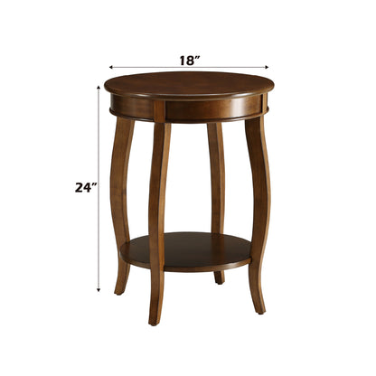 Aberta Accent Table - Walnut