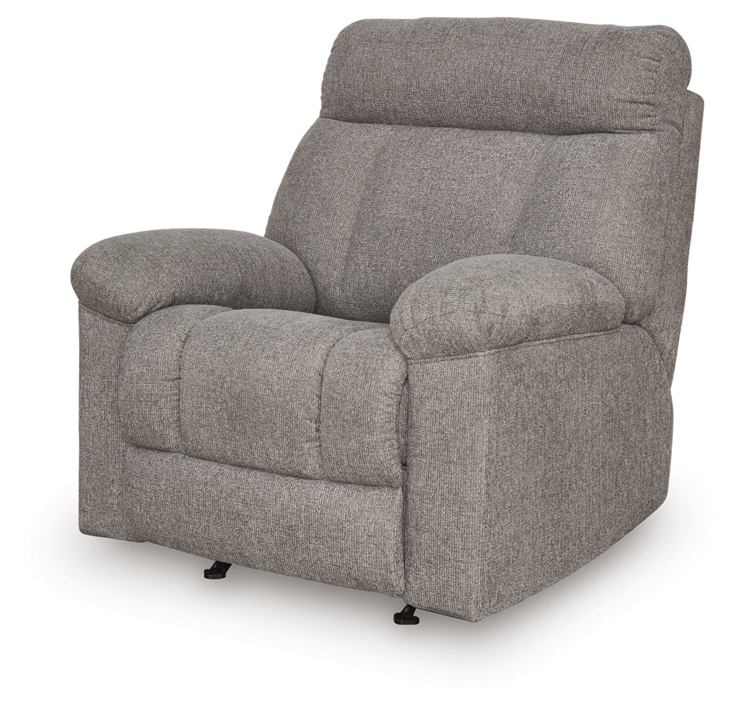 McArlie Rocker Recliner in Smoke