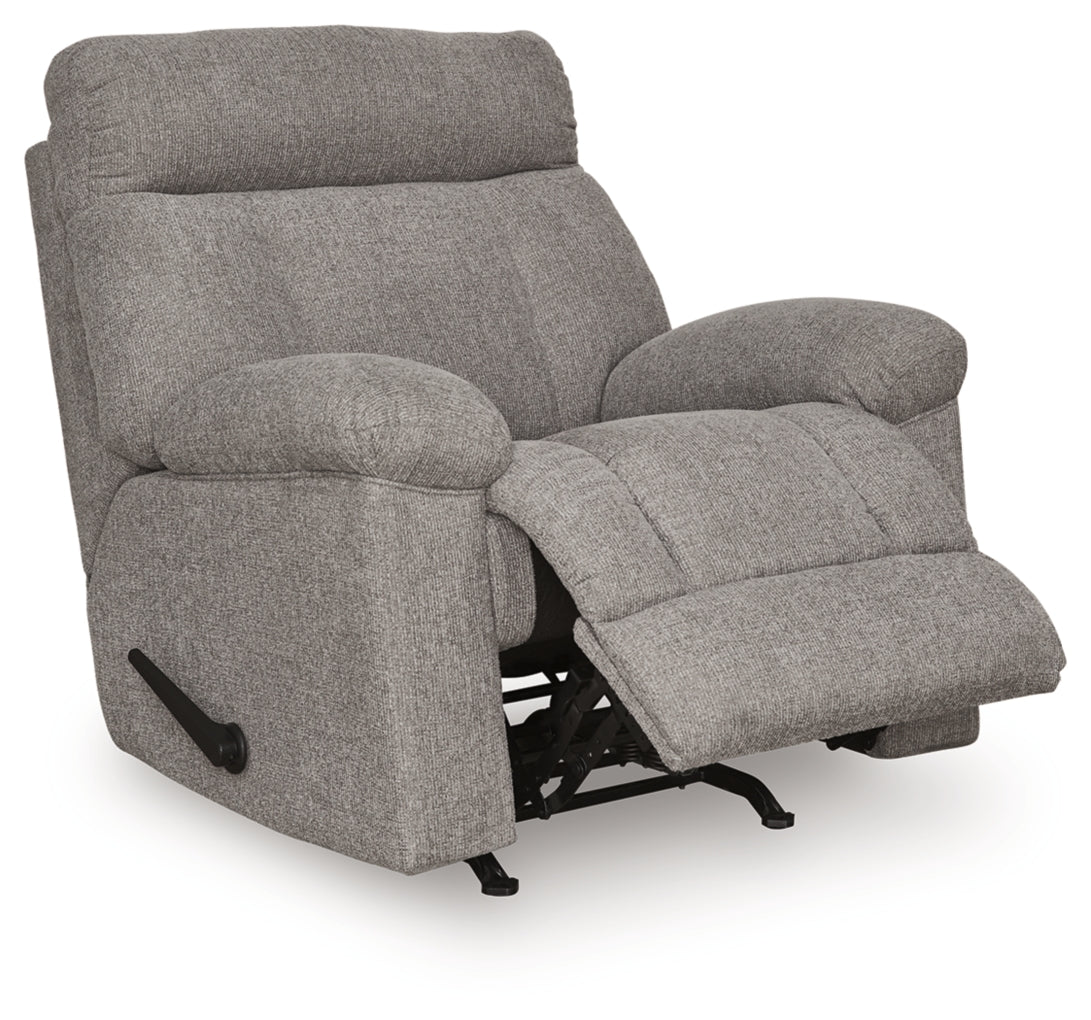 McArlie Rocker Recliner in Smoke