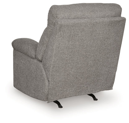 McArlie Rocker Recliner in Smoke