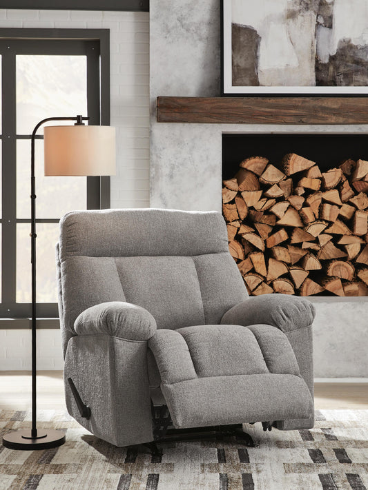 McArlie Rocker Recliner in Smoke