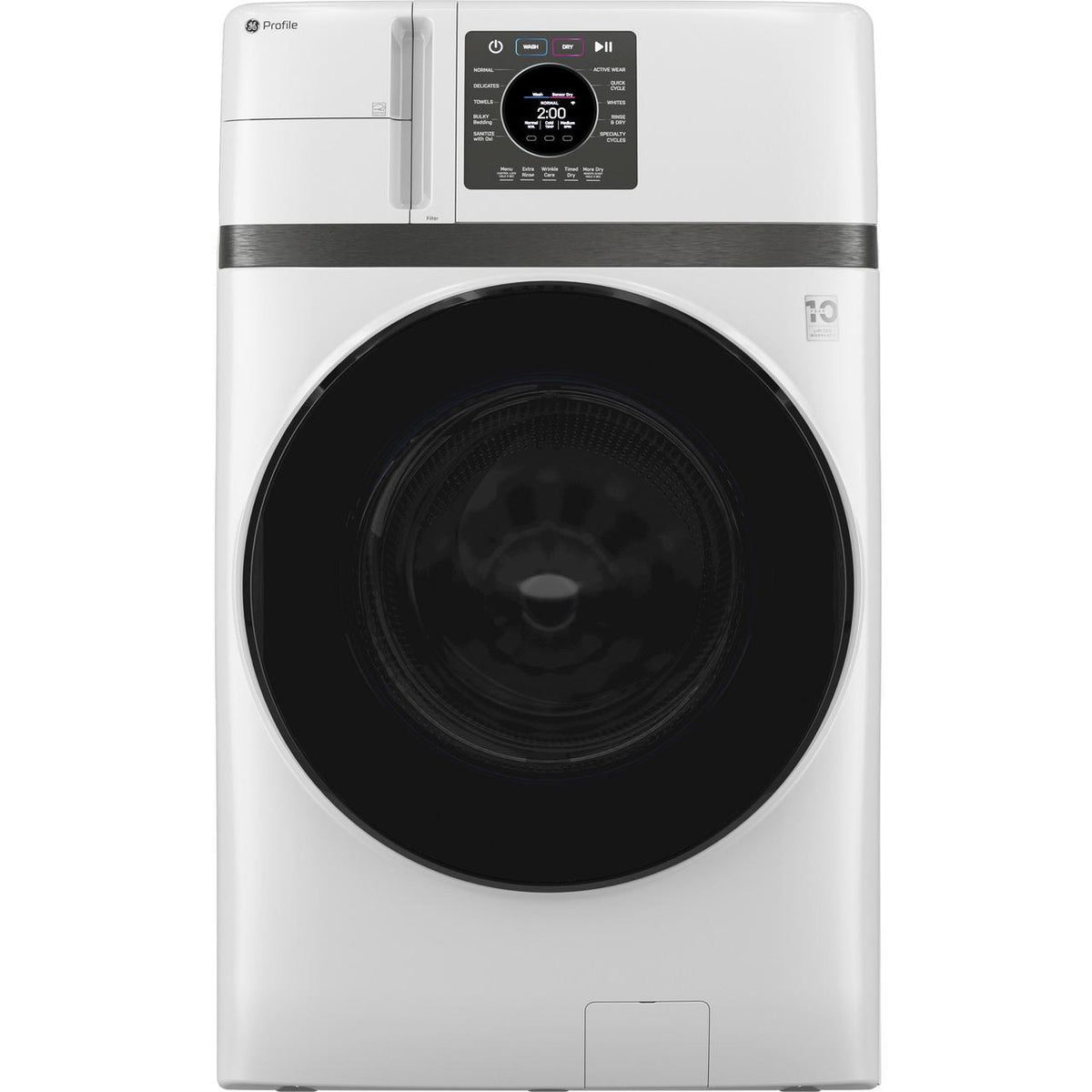  GE Profile 4.6 cu. ft. UltraFast Combo with Ventless Inverter Heat Pump Technology Washer/Dryer PFQ83HSSWWW IMAGE 1