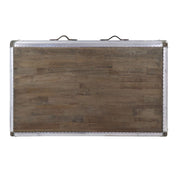 Mesa de centro rectangular Brancaster de 1 cajón con tablero de madera