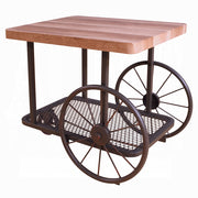 Mesa auxiliar rectangular Francie de 71 cm de largo
