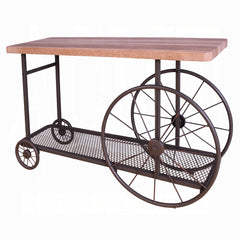 Mesa de sofá rectangular Francie de 122 cm de largo